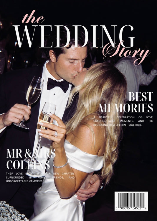 a Wedding Magazine Template